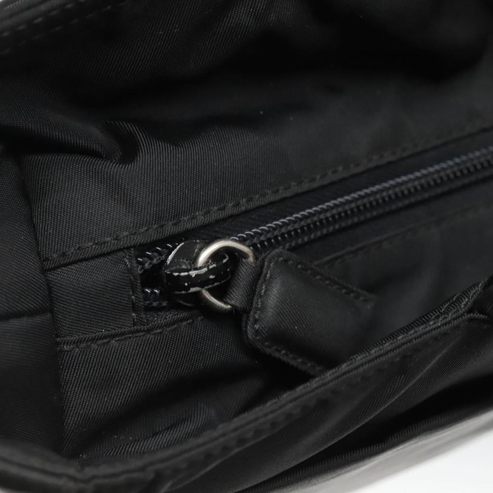 PRADA Tote Bag Nylon Black Silver Auth ti3279 - Picture 10 of 16